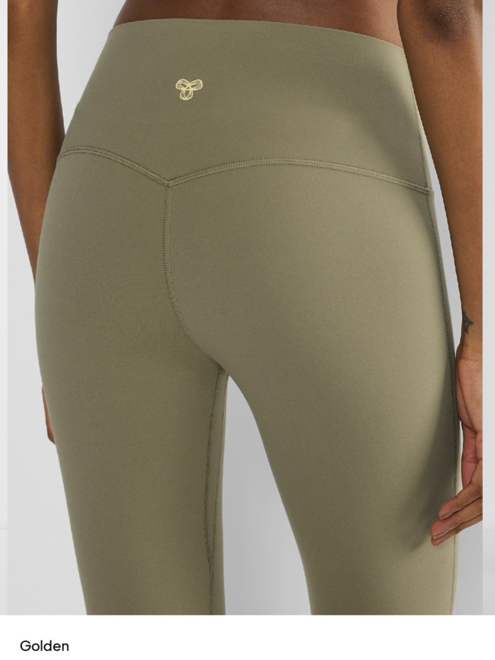 TNA GOLDEN Butter High-Waist Active Leggings in light Olive
